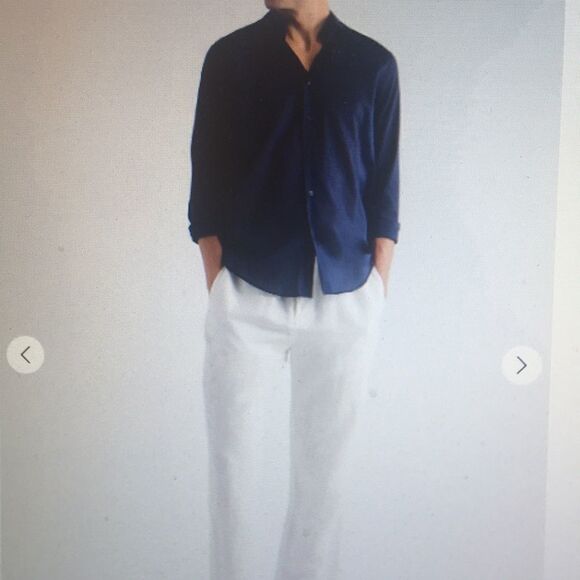 VILEBREQUIN LOGO EMBROIDERED VOILE SHIRT - Picture 1 of 10